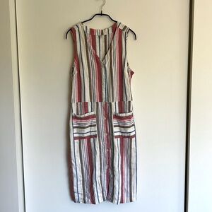 Old Navy striped linen blend sundress